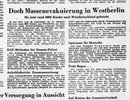 Newspaper clipping, “Die Tribüne”, edition of October 16, 1948, (Landesarchiv Berlin).